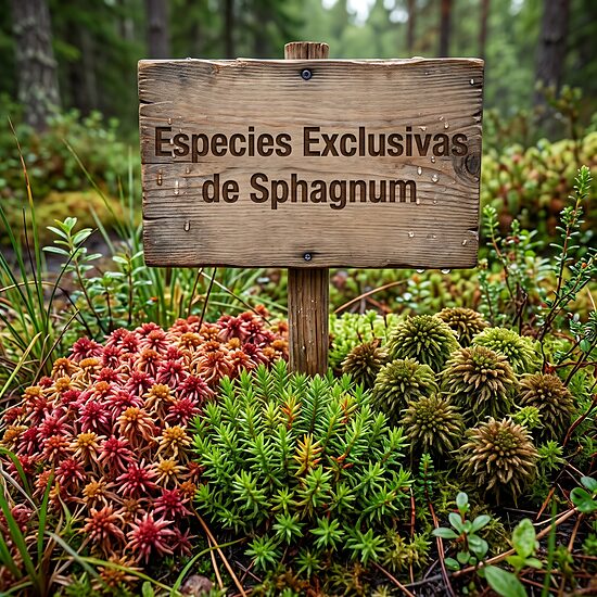 Unique Sphagnum moss species
