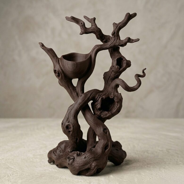 Maceta Orgánica "Nudo de Vida"